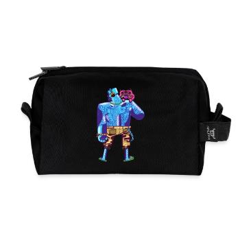 plage de sexe - Trousse de toilette en tissu recyclé - noir - Devant