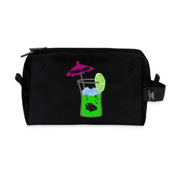 caipirinha - Recycelte Kulturtasche - Schwarz - Vorne