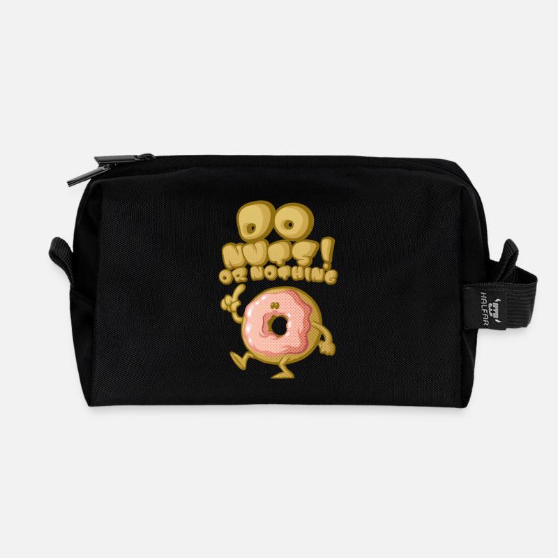 Haben Muttern - Recycelte Kulturtasche - Schwarz