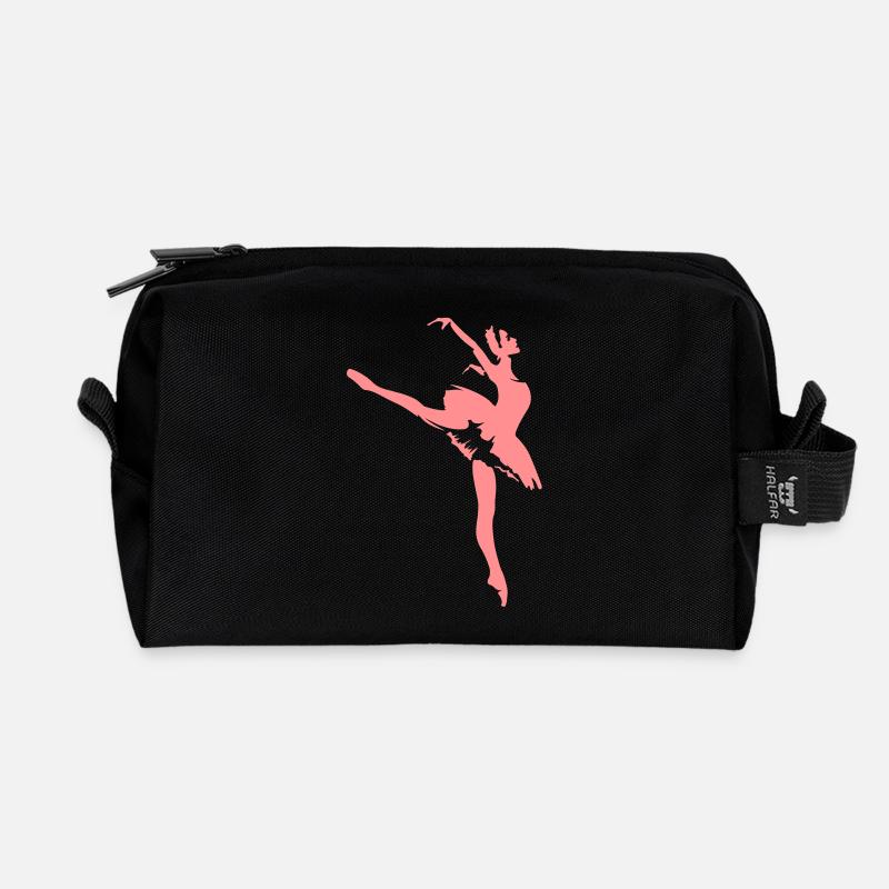 danseuse - Trousse de toilette en tissu recyclé - noir