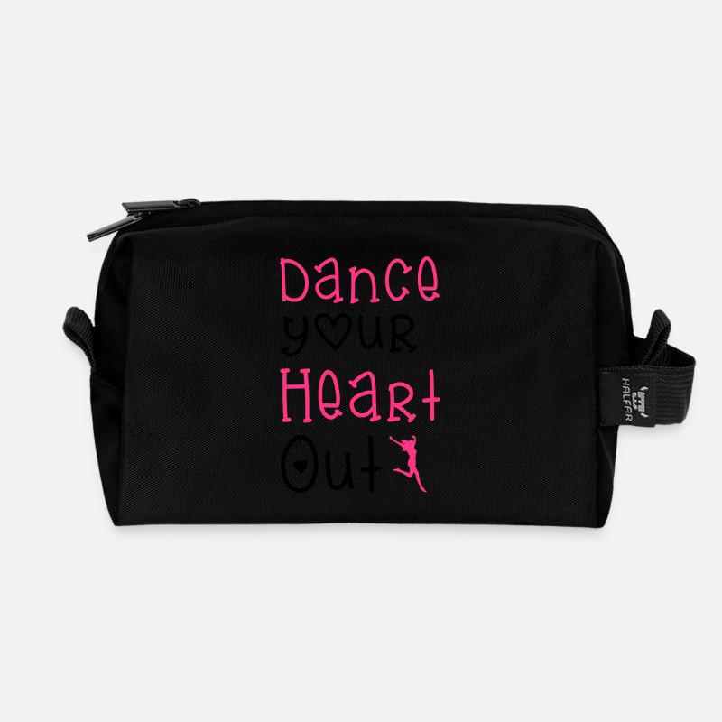 Dance - Trousse de toilette en tissu recyclé - noir