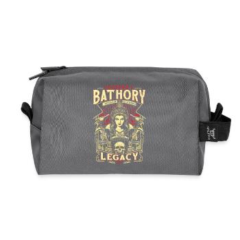 Erzsebet Bathory Legacy, Dark Skull & City Vintage - Trousse de toilette en tissu recyclé - anthracite - Devant