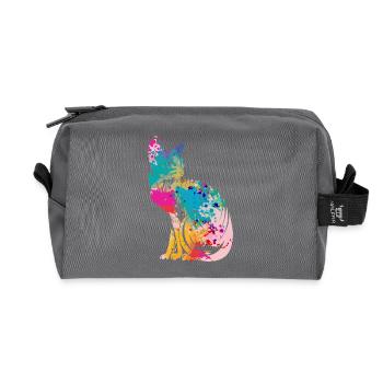 Sphynx Katzen - Recycelte Kulturtasche - Anthrazit - Vorne