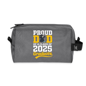 Class of 2025 - Recycled Toiletry Zip Bag - anthracite - Front
