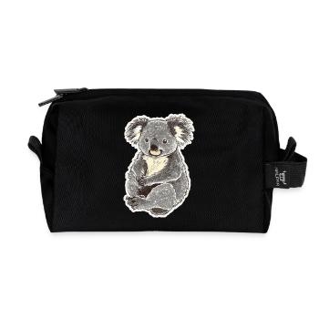 Koala - Trousse de toilette en tissu recyclé - noir - Devant