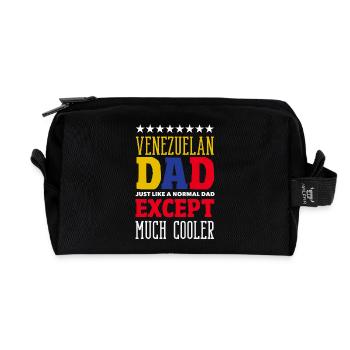 Drapeau du Venezuela Fierté & Maison Venezuela - Trousse de toilette en tissu recyclé - noir - Devant