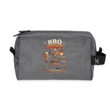 BBQ Master Pork Tropical Season Summer - Recycled Toiletry Zip Bag - anthracite - Front