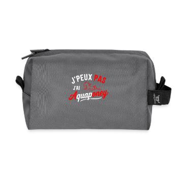 T-Shirt Ich kann kein Aquapony haben - Recycelte Kulturtasche - Anthrazit - Vorne