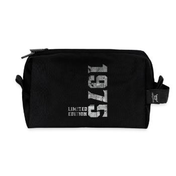 1975 Jahrgang Limited Edition - Recycelte Kulturtasche - Schwarz - Vorne