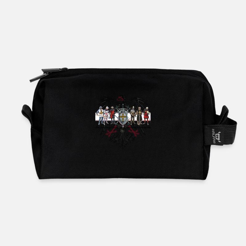 DO-Brüder Adler mL - Recycelte Kulturtasche - Schwarz