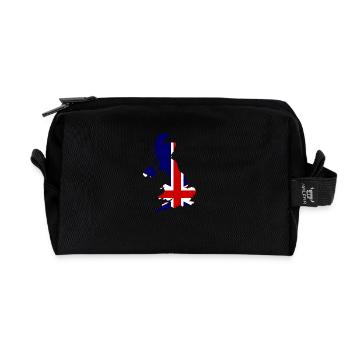 UK / United Kingdom - Recycelte Kulturtasche - Schwarz - Vorne