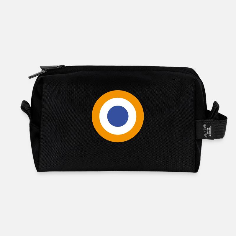 Target - Recycelte Kulturtasche - Schwarz