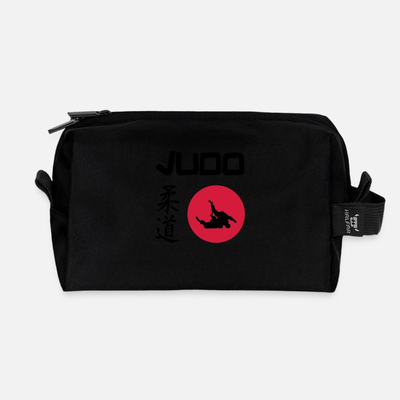 Judo - Recycelte Kulturtasche - Schwarz