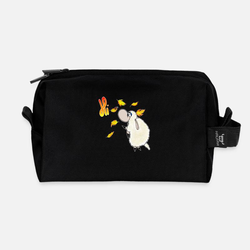 Wolly Sheepling Herbst Gaming - Recycelte Kulturtasche - Schwarz