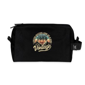 Legendary since November 1959 - Limited Edition 1959 - Recycled Toiletry Zip Bag - black - Front