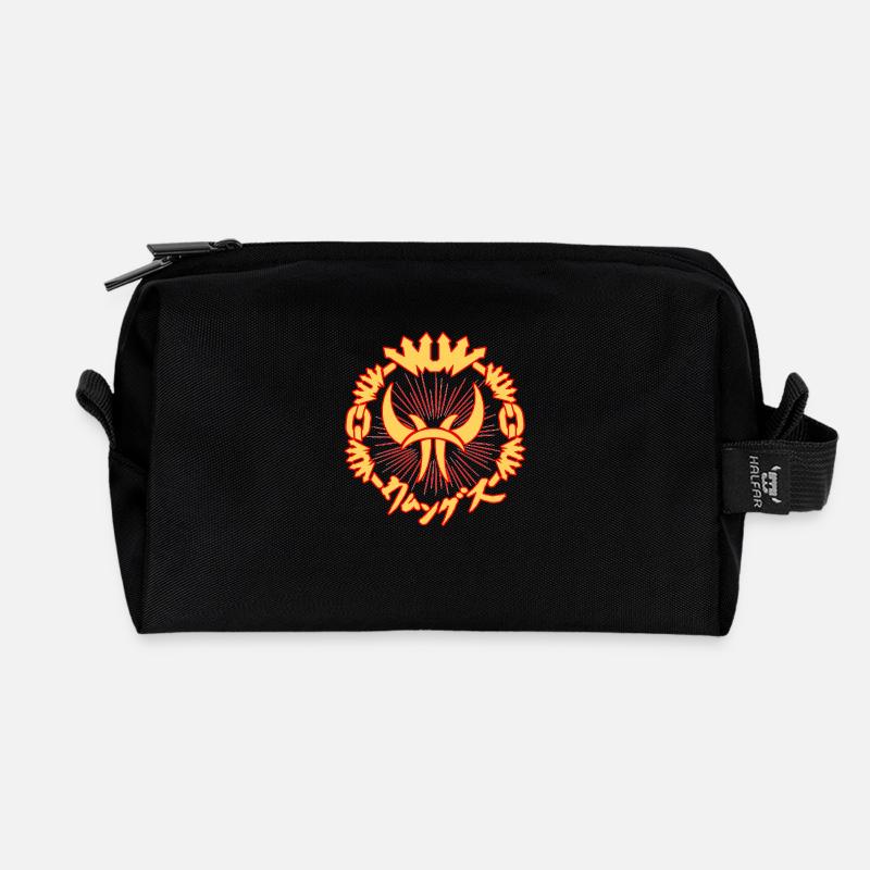 humungus chain logo - Recycelte Kulturtasche - Schwarz