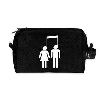 Musicconnect - Recycled Toiletry Zip Bag - black - Front