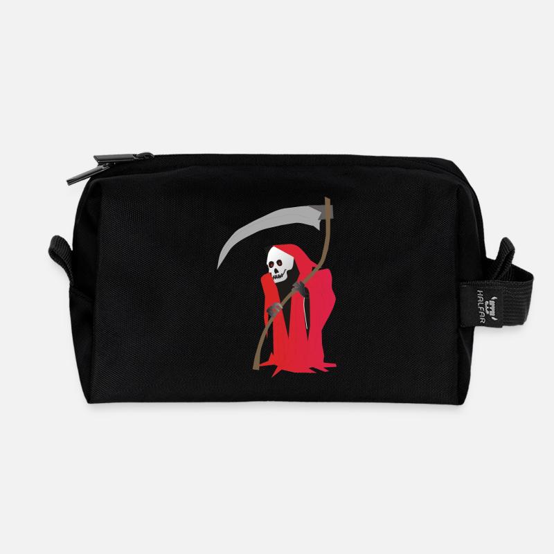 Der Sensenmann - Recycelte Kulturtasche - Schwarz