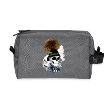 Bayern-skull - Recycelte Kulturtasche - Anthrazit - Vorne