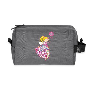 Flower Princes - Recycelte Kulturtasche - Anthrazit - Vorne