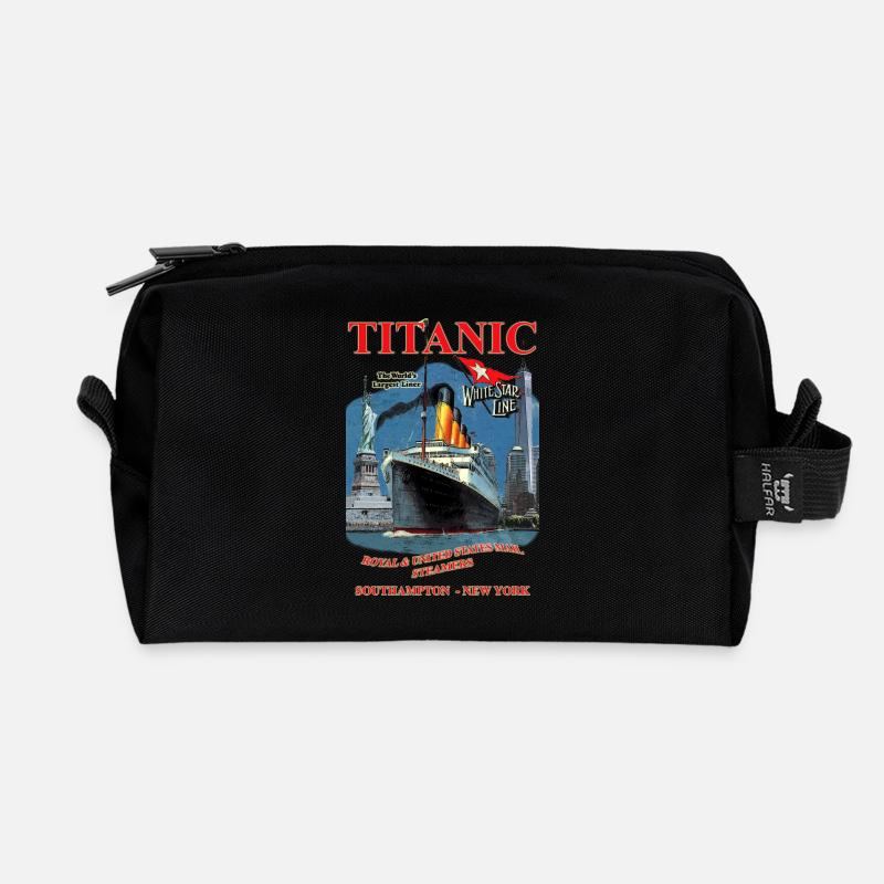 TITANIC Kreation Louis RUNEMBERG © Adagp - Recycelte Kulturtasche - Schwarz