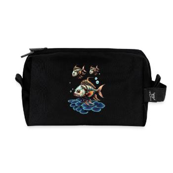 Toller Fantasy-Steampunk-Fisch. - Recycelte Kulturtasche - Schwarz - Vorne