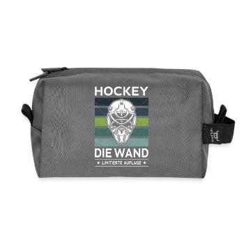 Hockey - Trousse de toilette en tissu recyclé - anthracite - Devant