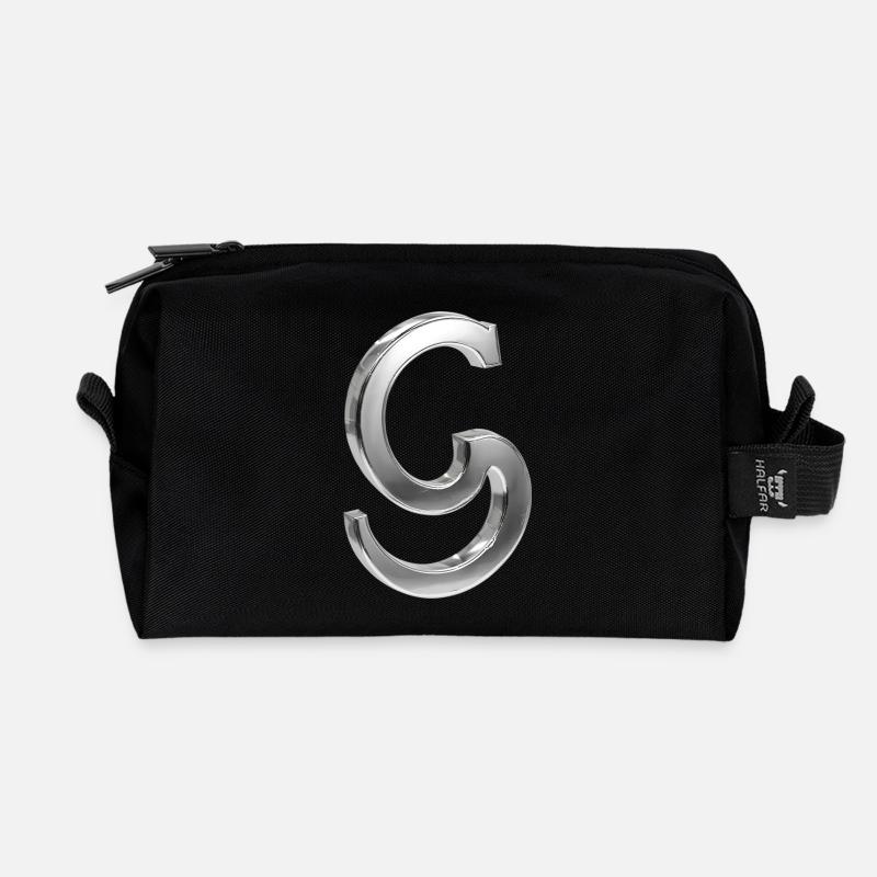 Chrome ,, S " Metallic - Recycelte Kulturtasche - Schwarz