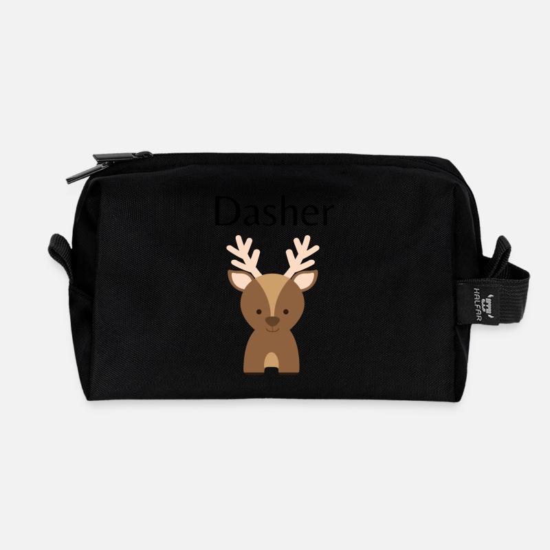 Dasher - Trousse de toilette en tissu recyclé - noir