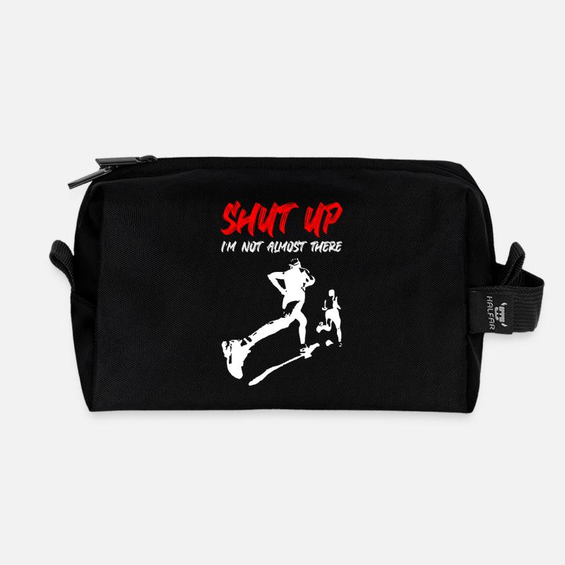 Running clearance - Recycelte Kulturtasche - Schwarz