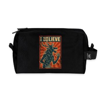 I Believe – Fear the Wendigo - Recycelte Kulturtasche - Schwarz - Vorne
