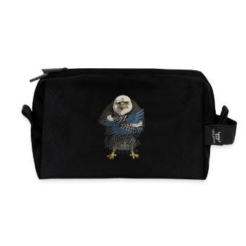 Le Faukon de Notre Dame - Trousse de toilette en tissu recyclé - noir - Devant