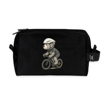 Lord Petzi Zeitfahrrad - Recycelte Kulturtasche - Schwarz - Vorne