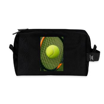Sports - Tennis - Recycled Toiletry Zip Bag - black - Front