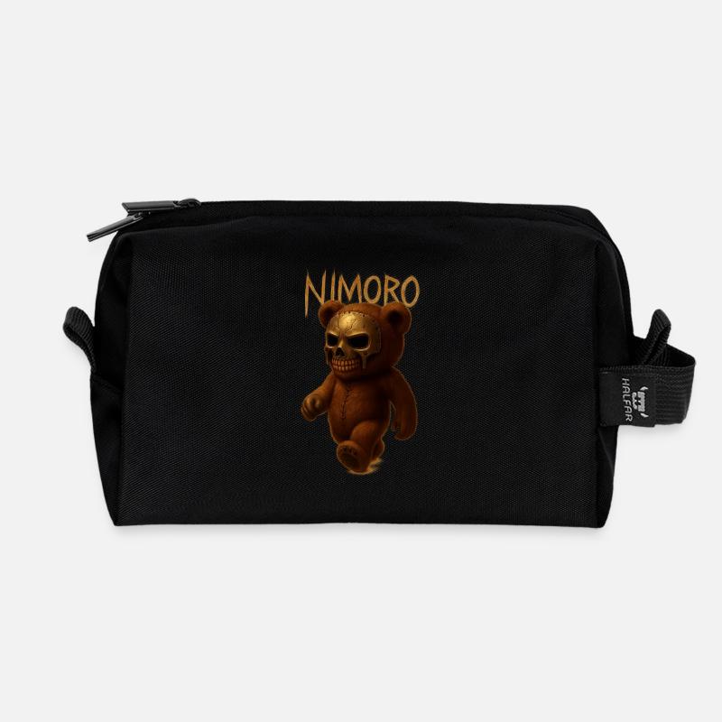 Nimoro - Recycelte Kulturtasche - Schwarz