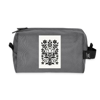 RayPay Eclipse - Recycled Toiletry Zip Bag - anthracite - Front