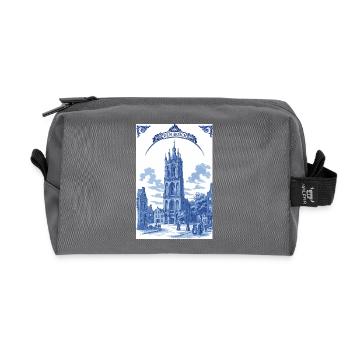 Cathédrale Saint-Jean d’Hertogenbosch - Trousse de toilette en tissu recyclé - anthracite - Devant