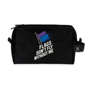 Colorguard Captain Marching Band Flag Twirl Team - Recycelte Kulturtasche - Schwarz - Vorne