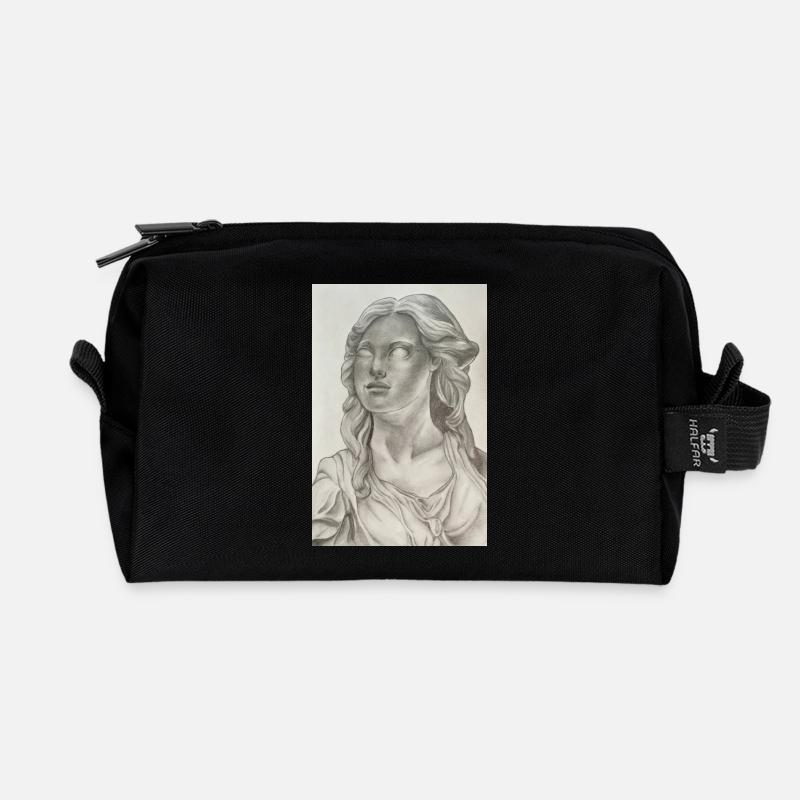Woman ruling Rome  - Recycelte Kulturtasche - Schwarz