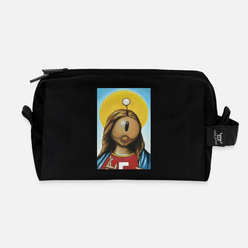 Botsus - Recycelte Kulturtasche - Schwarz