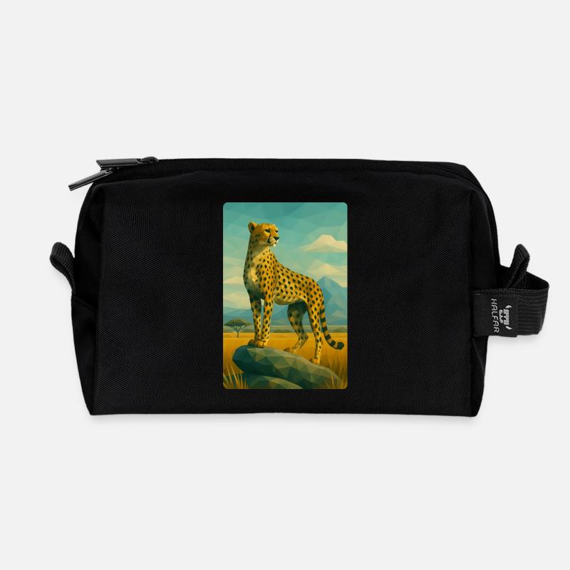 Polynature Gepard - Recycelte Kulturtasche - Schwarz