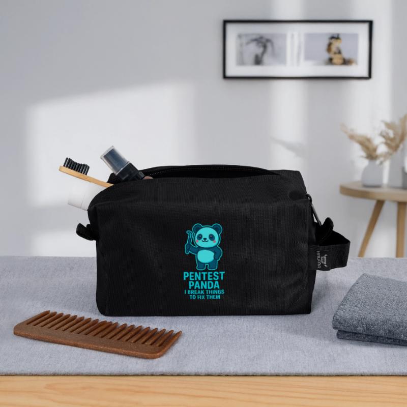 Pentest Panda: Fixing Errors Recycled Toiletry Zip Bag