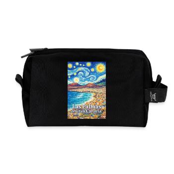 Las Palmas de Gran Canaria Spain - Recycelte Kulturtasche - Schwarz - Vorne