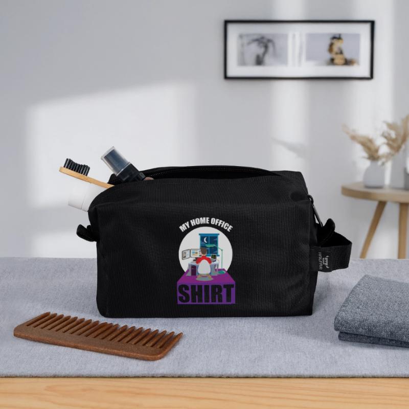 Codeur de nuit Programmeur Graphique de bureau Trousse de toilette en tissu recyclé