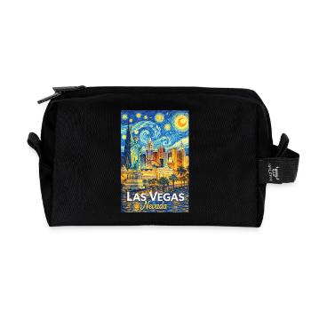 Las Vegas Nevada - Recycelte Kulturtasche - Schwarz - Vorne