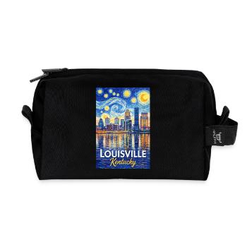 Louisville Kentucky - Recycelte Kulturtasche - Schwarz - Vorne