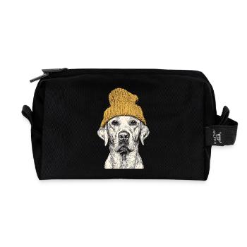Beanie Retriever - Trousse de toilette en tissu recyclé - noir - Devant