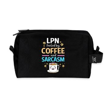 Nurse Nurse - Recycled Toiletry Zip Bag - black - Front