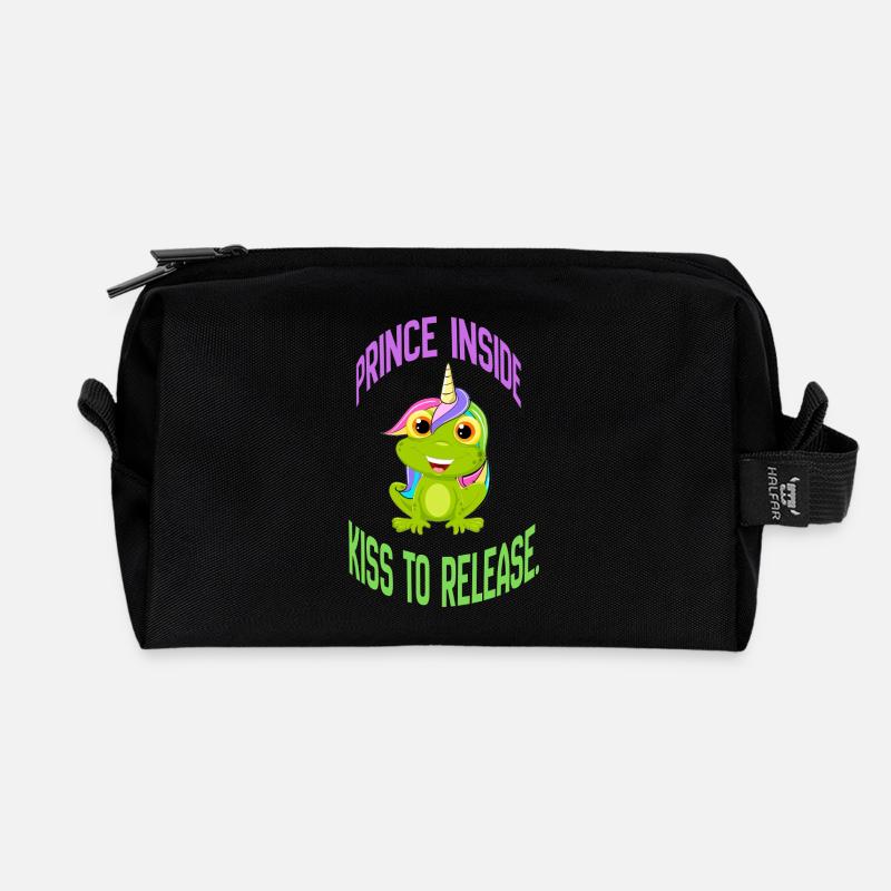 Prince Inside – Kiss to Release - Recycelte Kulturtasche - Schwarz