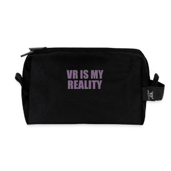 VR is my REALITY - Recycelte Kulturtasche - Schwarz - Vorne